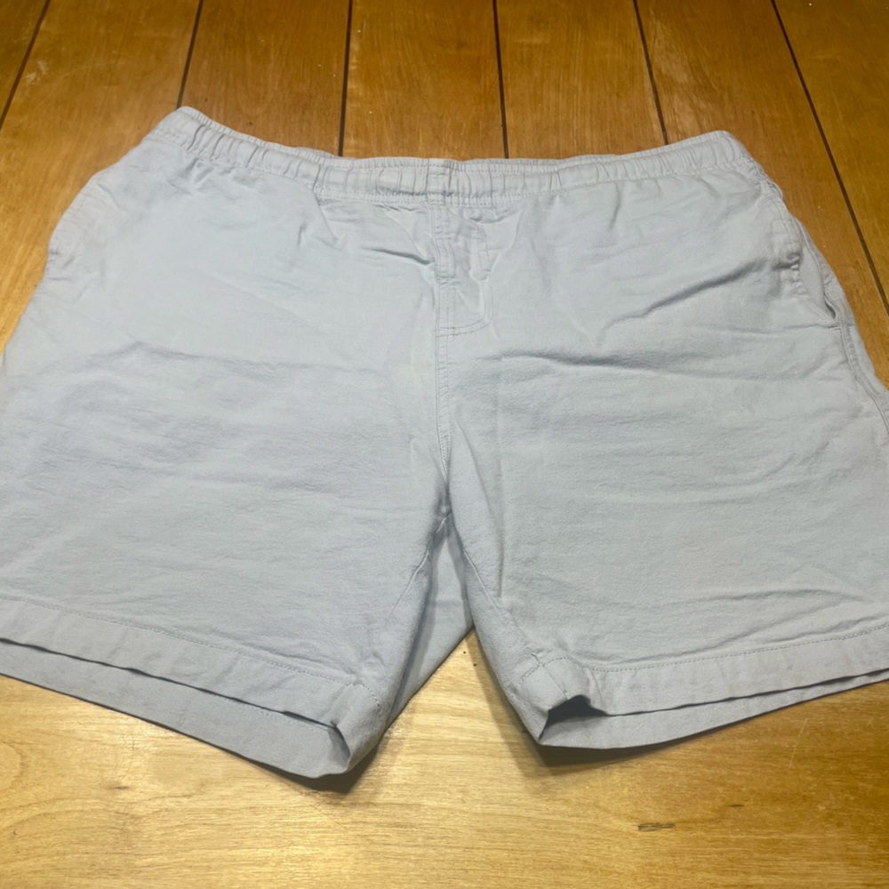 Free Fly Apparel Stretch Canvas Shorts Color Slate Size XL with 6” inseam Bamboo
